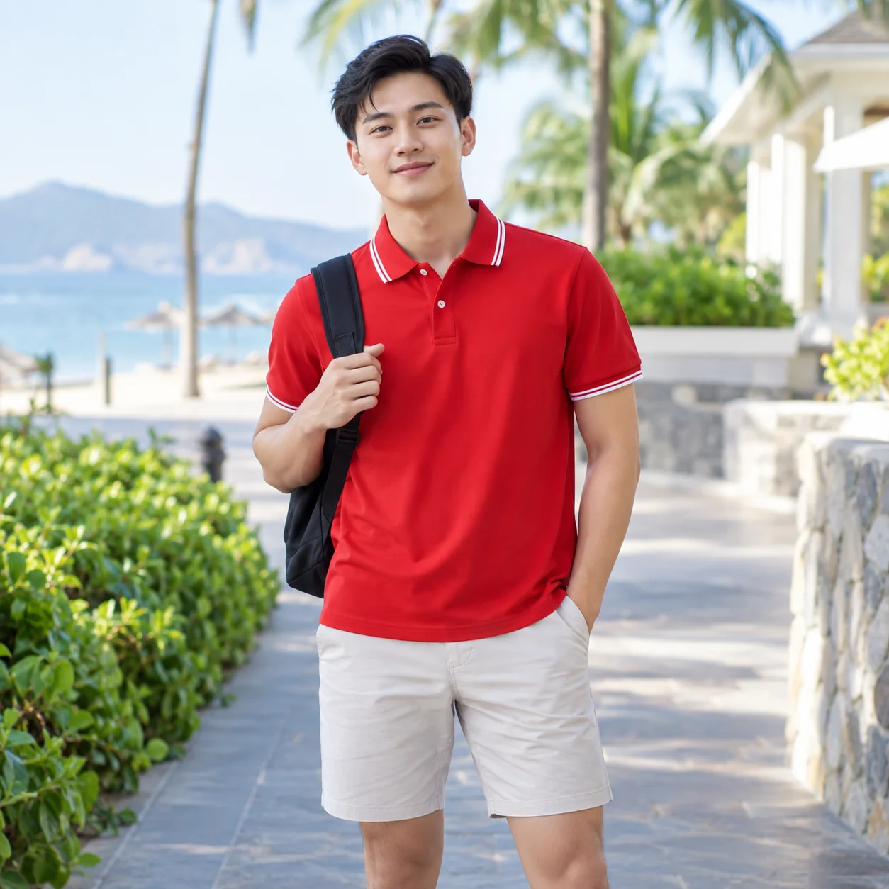 Áo Đồng Phục Gia Đình Màu Đỏ, Phối Màu Cho Chuyến Đi Chung