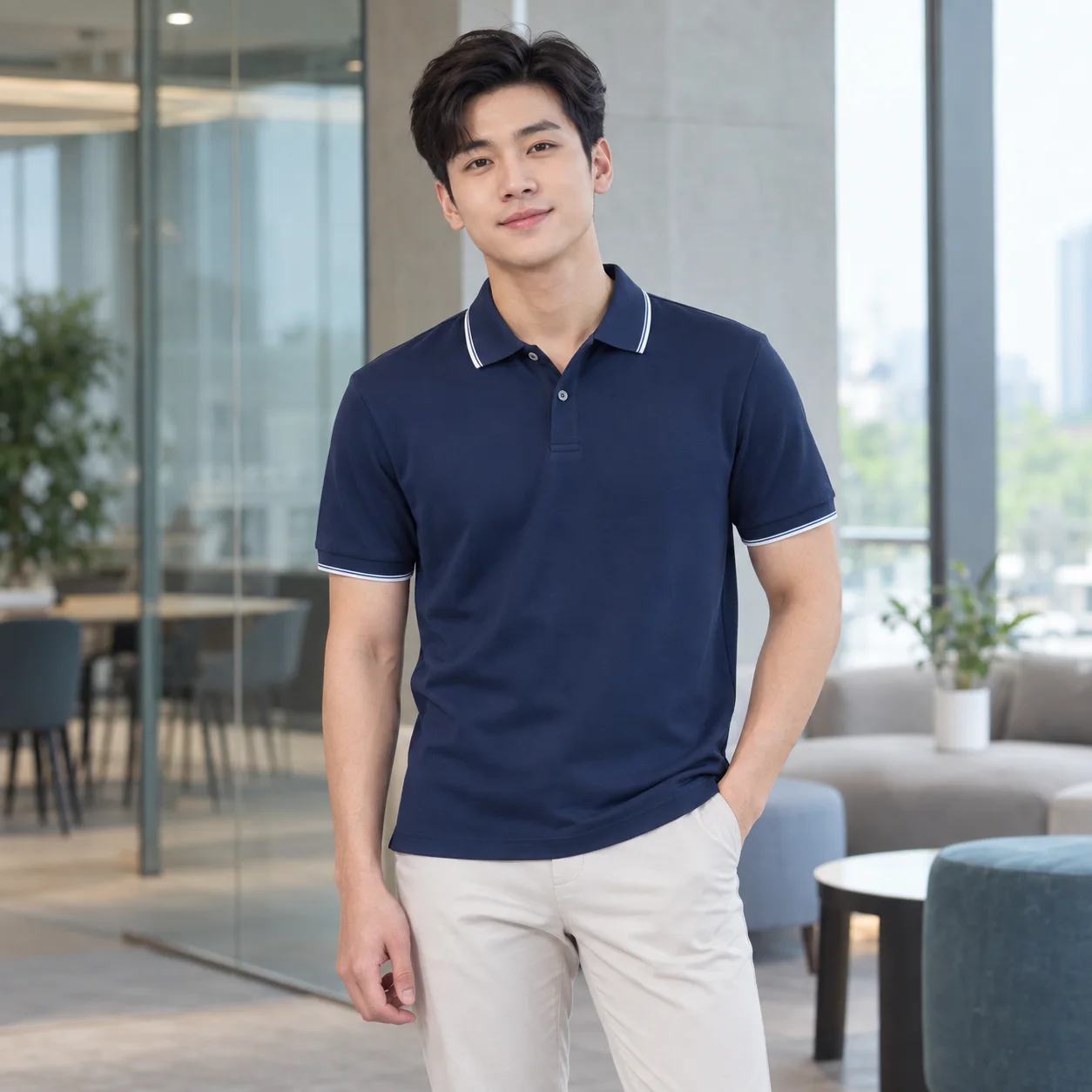 Áo Polo Đồng Phục Công Ty Form Đứng Cho Nhân Viên – Mẫu 3