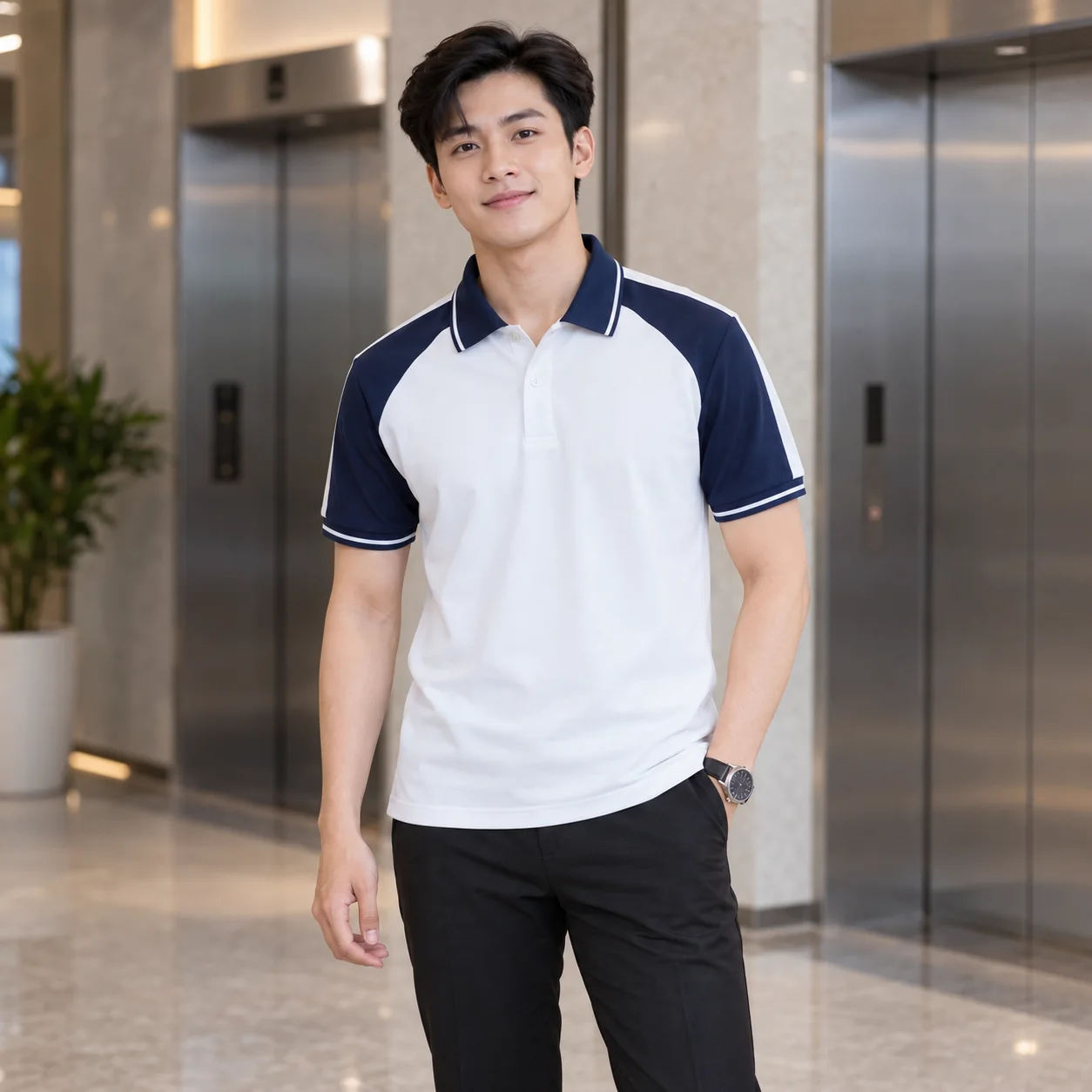 Áo Thun Đồng Phục Công Ty Phối Màu Cho Nhân Viên – Mẫu 2