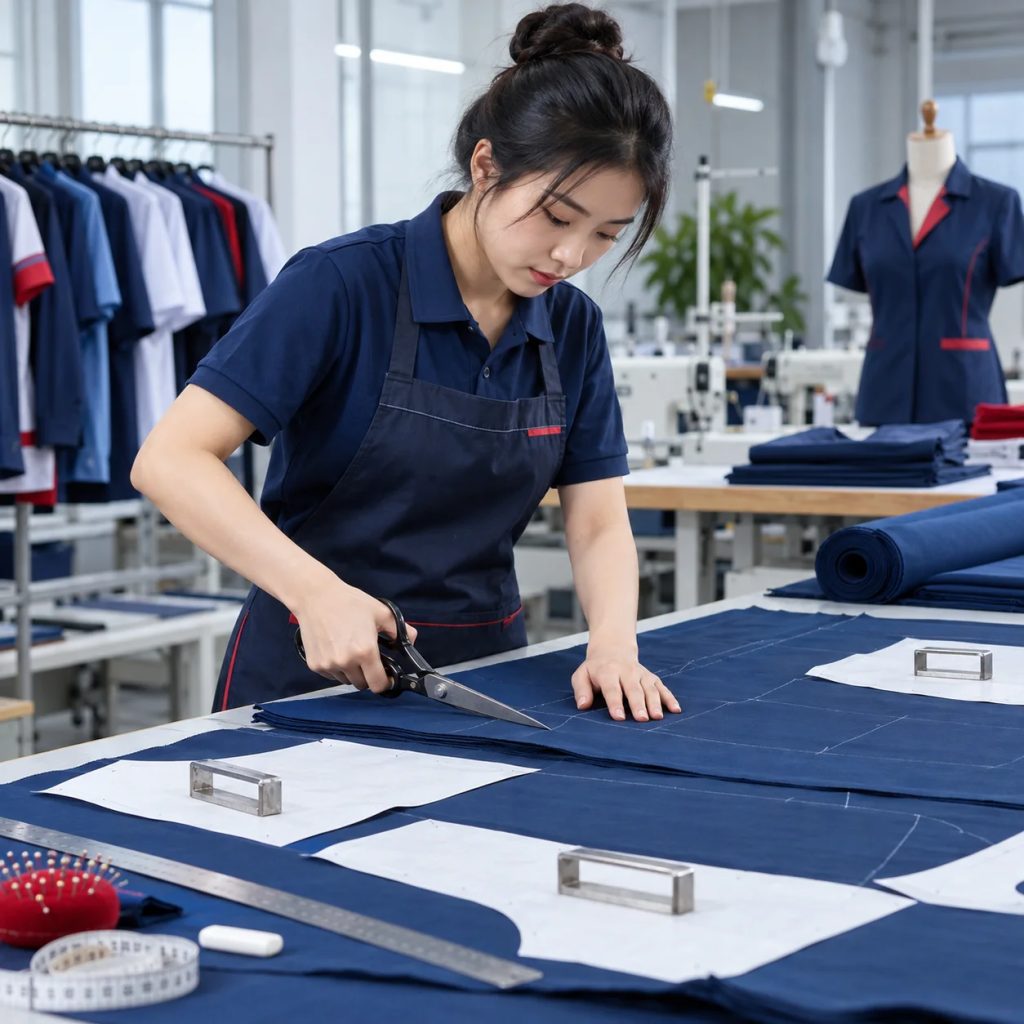 Khu vực cắt vải